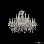 Подвесная люстра Bohemia Ivele Crystal 1411 1411/12+6/240 G