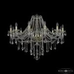 Подвесная люстра Bohemia Ivele Crystal 1415 1415/12/360 G