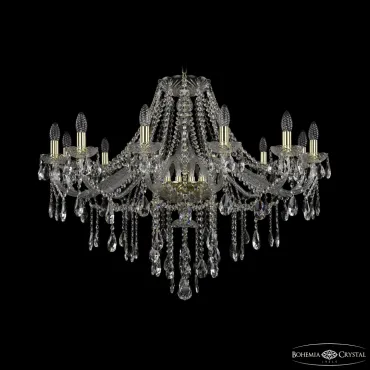 Подвесная люстра Bohemia Ivele Crystal 1415 1415/12/360 G Подвесная люстра Bohemia Ivele Crystal 1415 1415/12/360 G