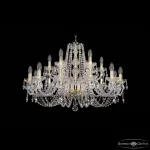 Подвесная люстра Bohemia Ivele Crystal 1402 1402/12+6/300 G