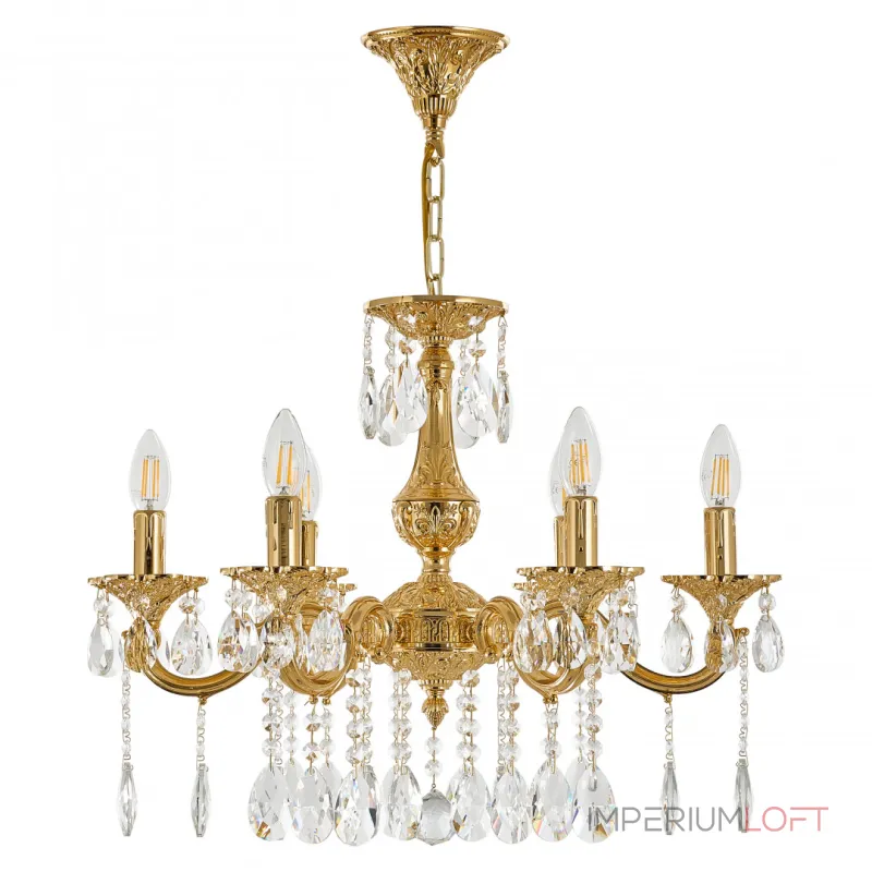 Подвесная люстра Bohemia Ivele Crystal AL7801 AL78101/6/175 A G Подвесная люстра Bohemia Ivele Crystal AL7801 AL78101/6/175 A G