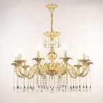 Подвесная люстра Bohemia Ivele Crystal AL7901 AL79101/10/250 A GW