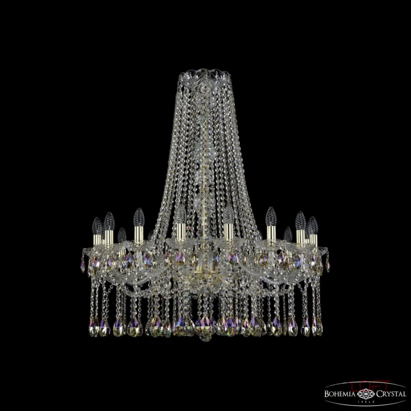 Подвесная люстра Bohemia Ivele Crystal 1413 1413/16/300/h-93 G K801
