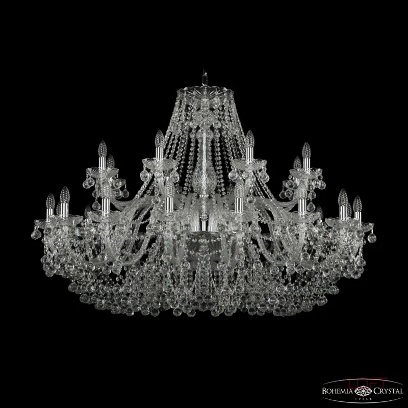 Подвесная люстра Bohemia Ivele Crystal 1409 1409/16+8/460 Ni Подвесная люстра Bohemia Ivele Crystal 1409 1409/16+8/460 Ni