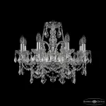 Подвесная люстра Bohemia Ivele Crystal 1411 1411/8/195 Ni Leafs