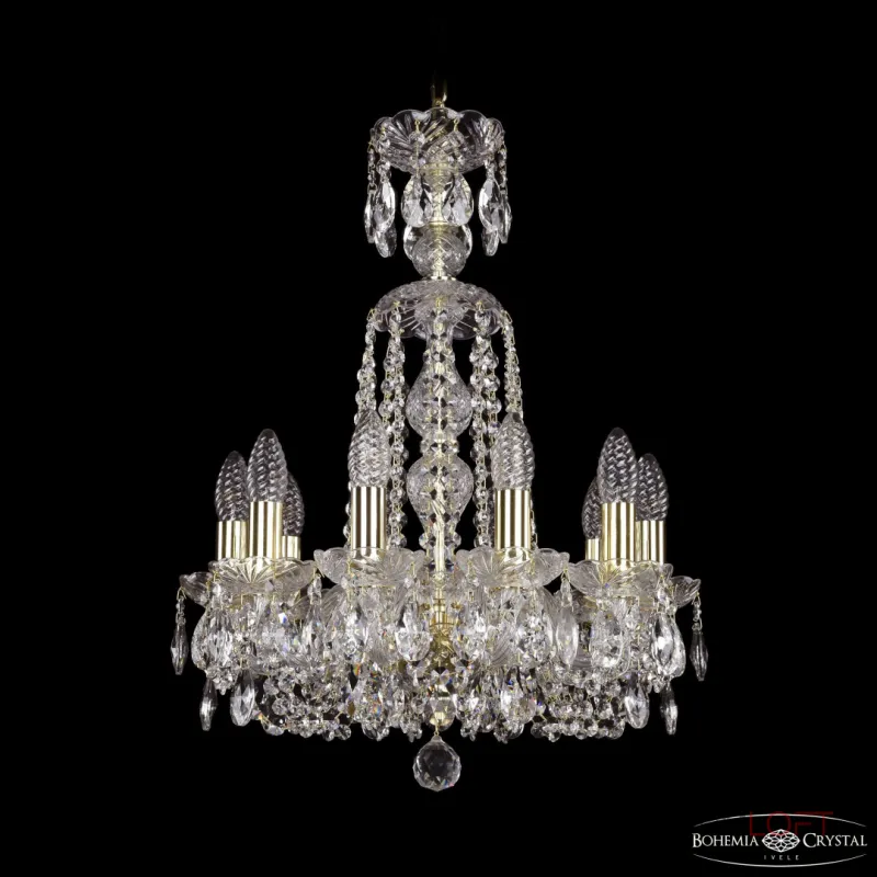 Подвесная люстра Bohemia Ivele Crystal 1402 1402/10/141/XL-58 G Подвесная люстра Bohemia Ivele Crystal 1402 1402/10/141/XL-58 G