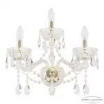 Бра Bohemia Ivele Crystal 5413 5413B/2+1/165 G Clear/M-1G