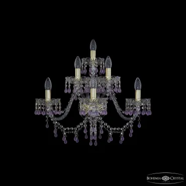 Бра Bohemia Ivele Crystal 1410 1410B/3+2+1/240/XL G V7010