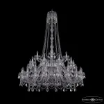 Подвесная люстра Bohemia Ivele Crystal 1411 1411/20+10+5/460/h-175/2d Ni