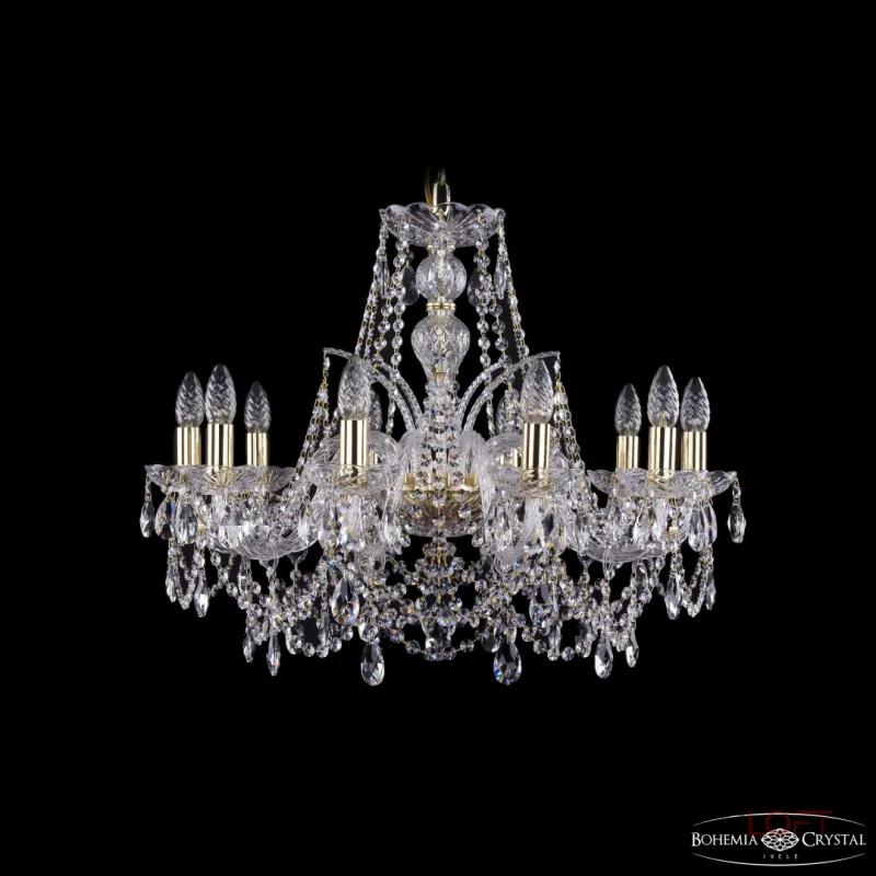 Подвесная люстра Bohemia Ivele Crystal 1411 1411/10/240 G