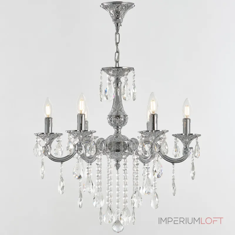 Подвесная люстра Bohemia Ivele Crystal AL7801 AL78101/6/175 B Ni
