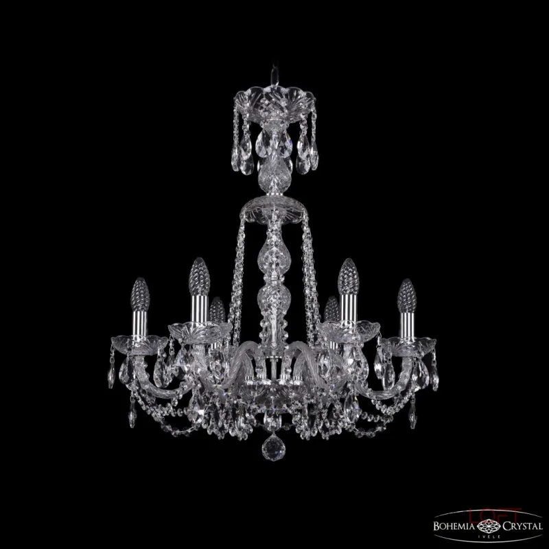Подвесная люстра Bohemia Ivele Crystal 1402 1402/6/195/XL-64 Ni Подвесная люстра Bohemia Ivele Crystal 1402 1402/6/195/XL-64 Ni