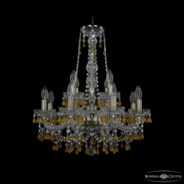 Люстра Bohemia Ivele Crystal 1410 1410/8+4/195/h-63 Pa V1003