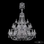 Подвесная люстра Bohemia Ivele Crystal 1402 1402/20+10+5/400/XL-158/3d Ni