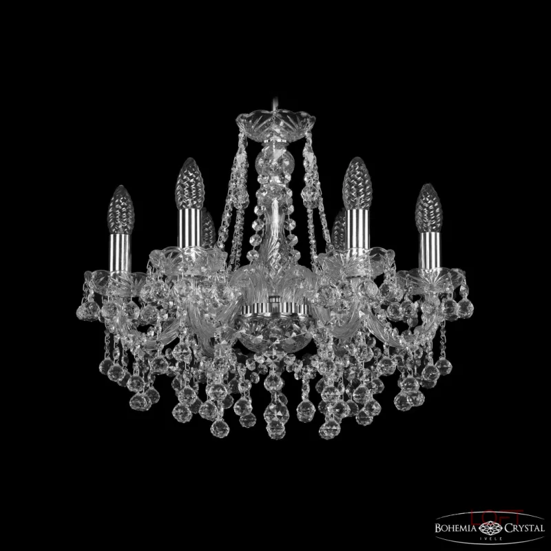 Подвесная люстра Bohemia Ivele Crystal 1409 1409/6/160 Ni Подвесная люстра Bohemia Ivele Crystal 1409 1409/6/160 Ni