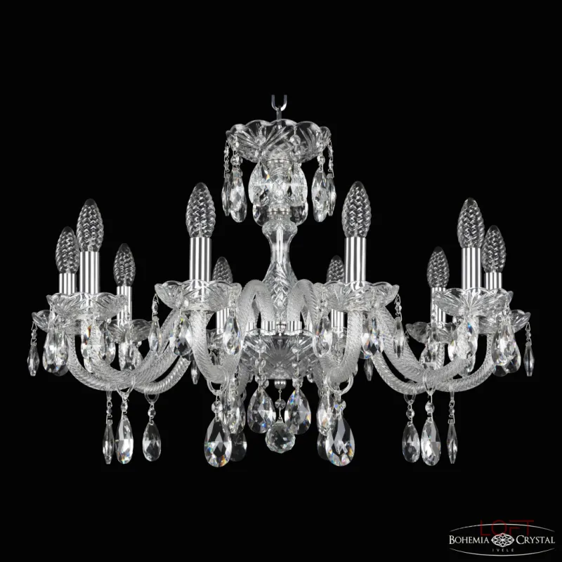 Подвесная люстра Bohemia Ivele Crystal 117 117/10/240 Ni