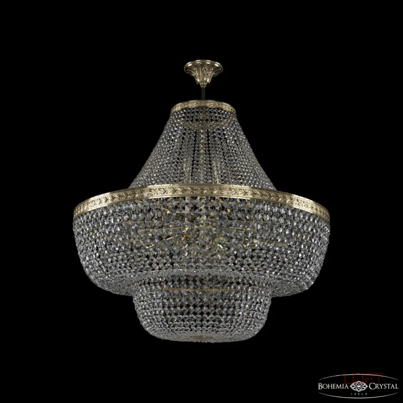 Подвесная люстра Bohemia Ivele Crystal 1910 19101/H1/90IV G Подвесная люстра Bohemia Ivele Crystal 1910 19101/H1/90IV G