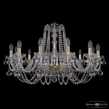 Подвесная люстра Bohemia Ivele Crystal 1402 1402/12/300 G Balls