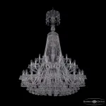Подвесная люстра Bohemia Ivele Crystal 1409 1409/24+12+6/460/XL-175/2d Ni
