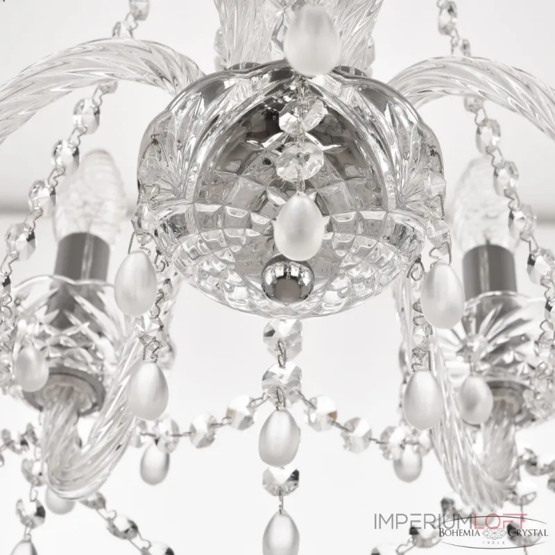 Подвесная люстра Bohemia Ivele Crystal 112 112/6/165 Ni V0300