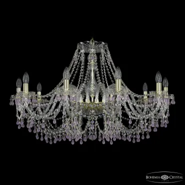 Подвесная люстра Bohemia Ivele Crystal 1410 1410/10/360 G V7010 Подвесная люстра Bohemia Ivele Crystal 1410 1410/10/360 G V7010