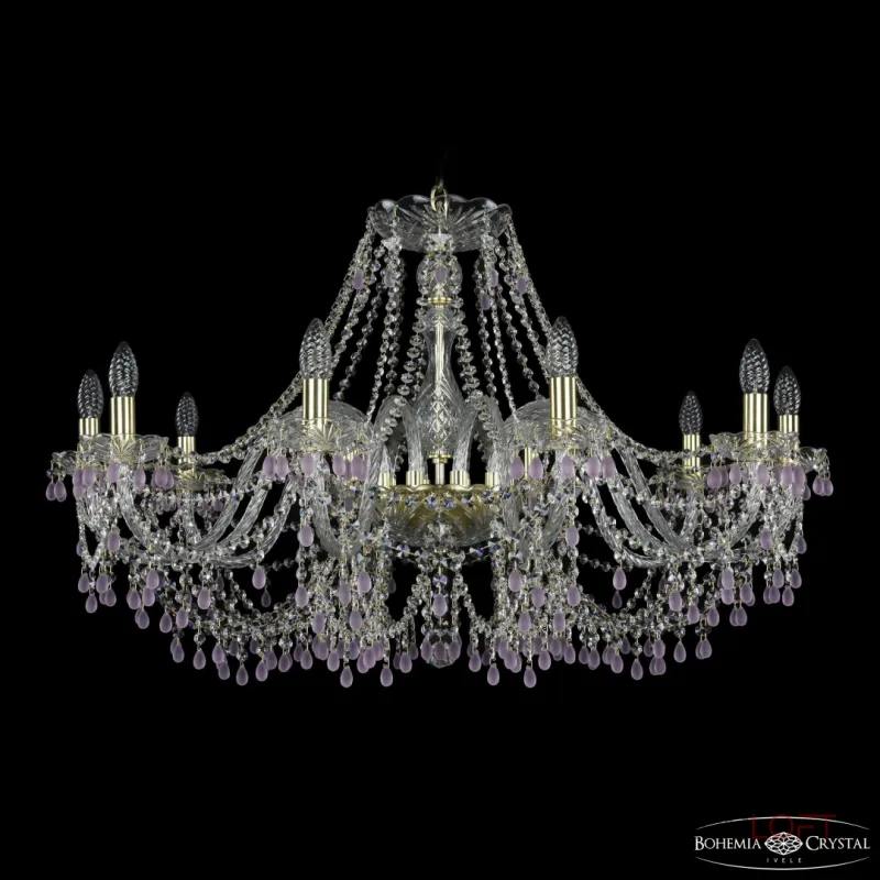 Подвесная люстра Bohemia Ivele Crystal 1410 1410/10/360 G V7010 Подвесная люстра Bohemia Ivele Crystal 1410 1410/10/360 G V7010