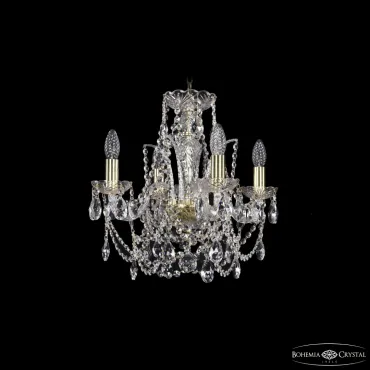 Подвесная люстра Bohemia Ivele Crystal 1411 1411/4/141 G Подвесная люстра Bohemia Ivele Crystal 1411 1411/4/141 G
