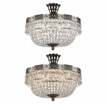 Потолочная люстра Bohemia Ivele Crystal 1901 19011/35IV/LED-DIM Ni