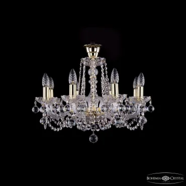 Подвесная люстра Bohemia Ivele Crystal 1402 1402/8/195 G Balls tube