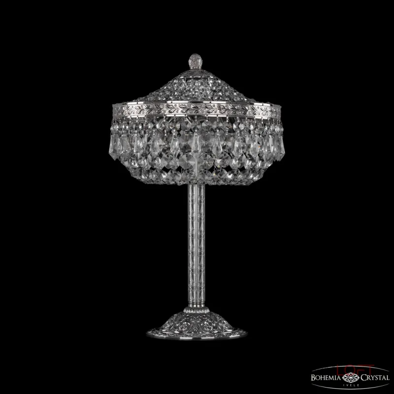 Настольная лампа Bohemia Ivele Crystal 1901 19011L6/25IV Ni Настольная лампа Bohemia Ivele Crystal 1901 19011L6/25IV Ni