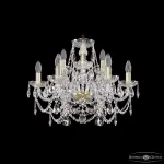 Подвесная люстра Bohemia Ivele Crystal 1411 1411/6+3/195 G