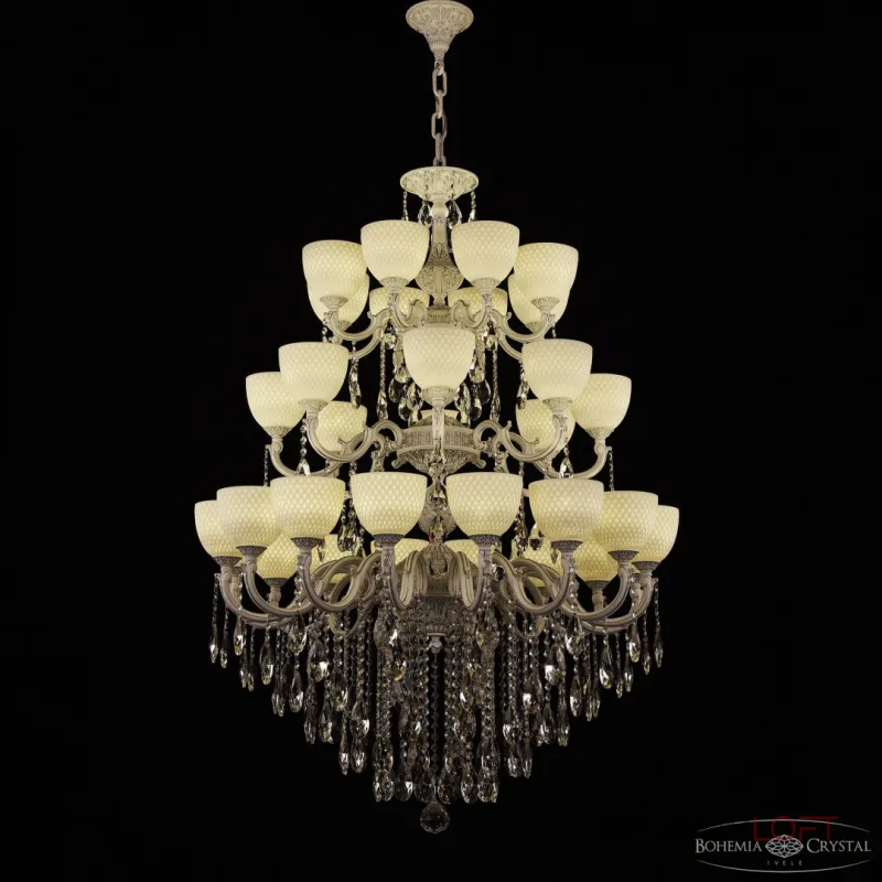 Подвесная люстра Bohemia Ivele Crystal AL7801 AL78101/16+8+8/300/3d B WMN P1 U Wave