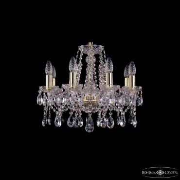 Подвесная люстра Bohemia Ivele Crystal 1413 1413/8/165 G