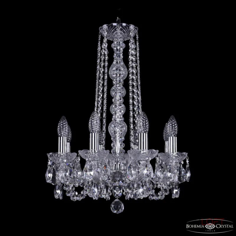 Подвесная люстра Bohemia Ivele Crystal 1402 1402/8/141/h-57 Ni Подвесная люстра Bohemia Ivele Crystal 1402 1402/8/141/h-57 Ni