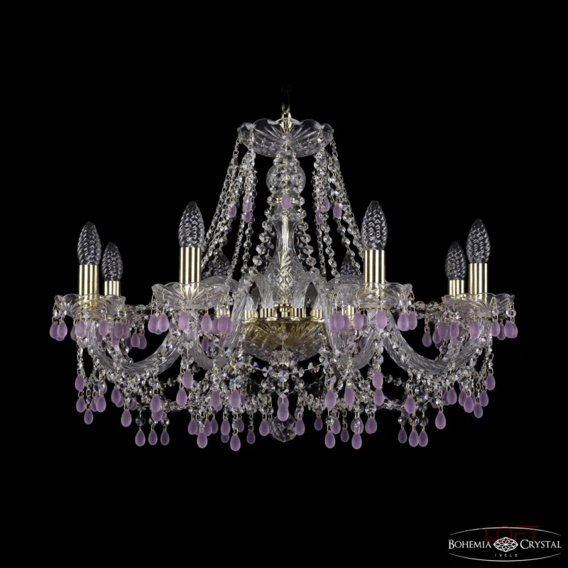 Подвесная люстра Bohemia Ivele Crystal 1410 1410/8/240 G V7010 Подвесная люстра Bohemia Ivele Crystal 1410 1410/8/240 G V7010