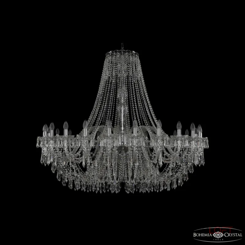Подвесная люстра Bohemia Ivele Crystal 1403 1403/24/530 Ni Подвесная люстра Bohemia Ivele Crystal 1403 1403/24/530 Ni