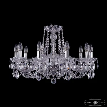 Подвесная люстра Bohemia Ivele Crystal 1402 1402/10/240 Ni