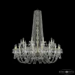 Подвесная люстра Bohemia Ivele Crystal 1402 1402/20+10/400/h-130 G