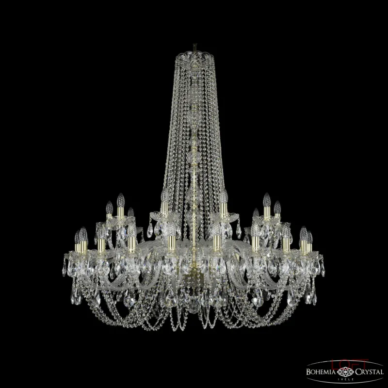 Подвесная люстра Bohemia Ivele Crystal 1402 1402/20+10/400/h-130 G Подвесная люстра Bohemia Ivele Crystal 1402 1402/20+10/400/h-130 G
