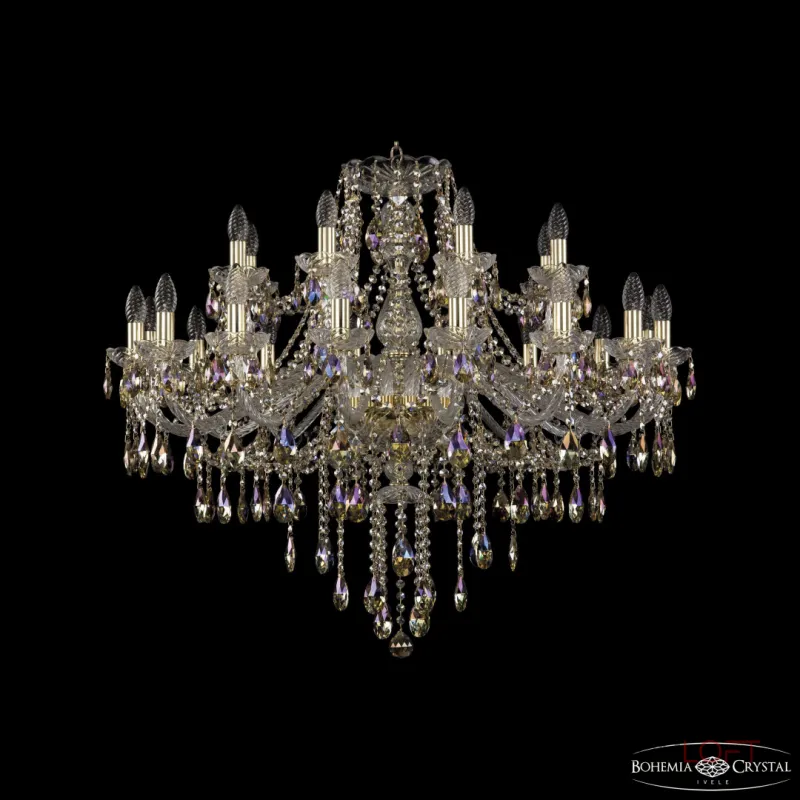 Подвесная люстра Bohemia Ivele Crystal 1415 1415/16+8/360 G R801 Подвесная люстра Bohemia Ivele Crystal 1415 1415/16+8/360 G R801
