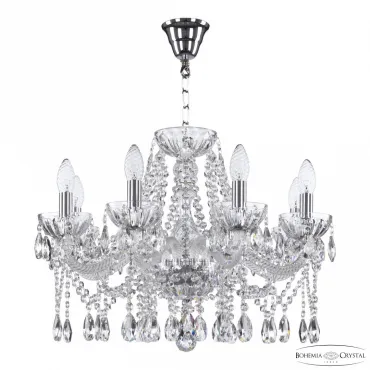 Люстра Bohemia Ivele Crystal 5413 5413/8/200 Ni Clear/M-1H
