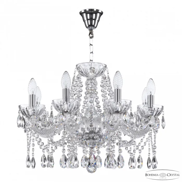 Люстра Bohemia Ivele Crystal 5413 5413/8/200 Ni Clear/M-1H от ImperiumLoft