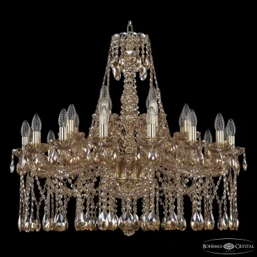 Подвесная люстра Bohemia Ivele Crystal 1413 1413/16+8+4/300 G M721