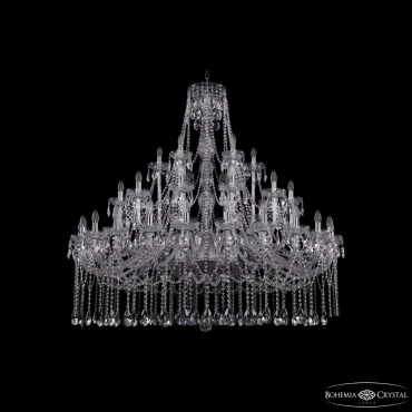 Подвесная люстра Bohemia Ivele Crystal 1413 1413/24+12+6/530 Ni