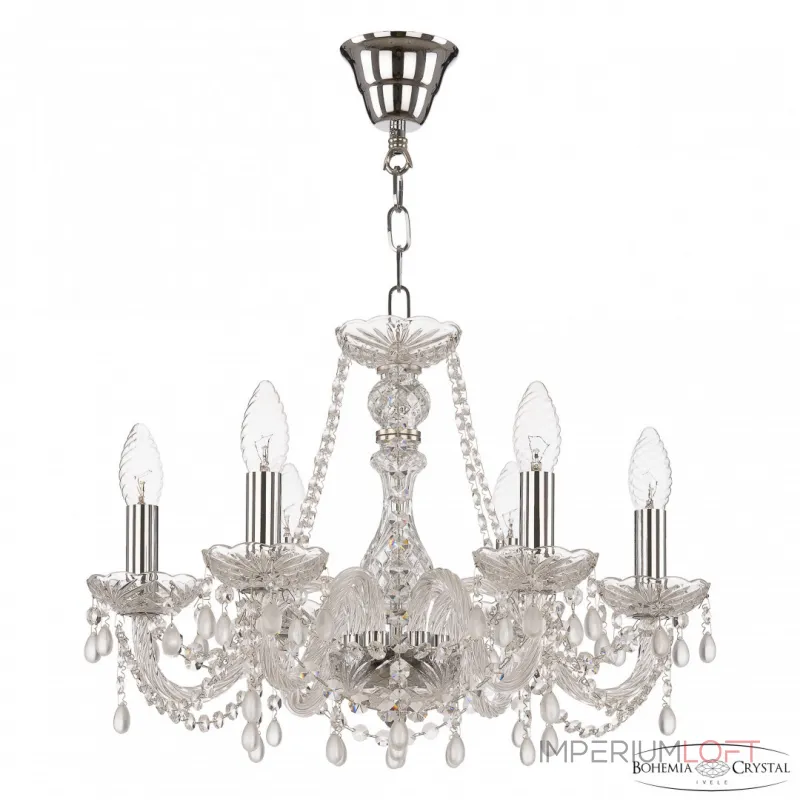 Подвесная люстра Bohemia Ivele Crystal 112 112/6/165 Ni V0300