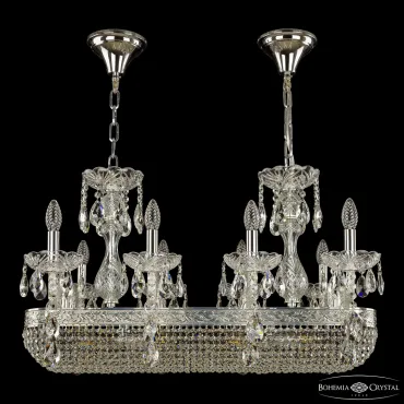 Подвесная люстра Bohemia Ivele Crystal 1452 1452/8/195/800 Ni