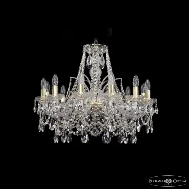 Подвесная люстра Bohemia Ivele Crystal 1411 1411/12/240 G