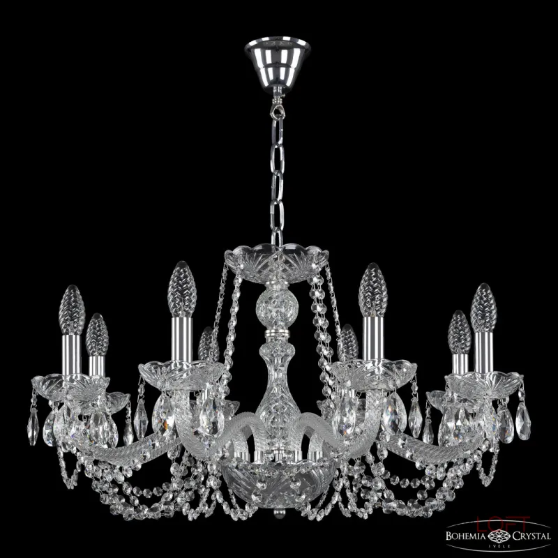 Подвесная люстра Bohemia Ivele Crystal 119 119/8/240 Ni Подвесная люстра Bohemia Ivele Crystal 119 119/8/240 Ni