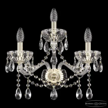 Бра Bohemia Ivele Crystal 5413 5413B/2+1/165 G Clear/M-1G Бра Bohemia Ivele Crystal 5413 5413B/2+1/165 G Clear/M-1G