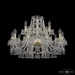 Подвесная люстра Bohemia Ivele Crystal 1409 1409/10+5/240 G